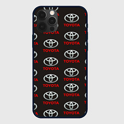 Чехол для iPhone 12 Pro Toyota, цвет: 3D-черный