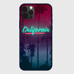 Чехол для iPhone 12 Pro California, цвет: 3D-черный