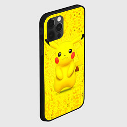 Чехол для iPhone 12 Pro Pikachu, цвет: 3D-черный — фото 2