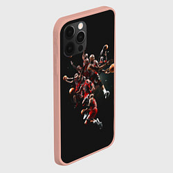 Чехол для iPhone 12 Pro Michael Jordan Style, цвет: 3D-светло-розовый — фото 2