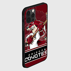 Чехол для iPhone 12 Pro Arizona Coyotes, цвет: 3D-черный — фото 2