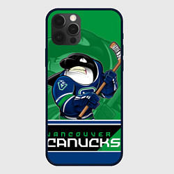 Чехол для iPhone 12 Pro Vancouver Canucks, цвет: 3D-черный