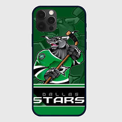 Чехол для iPhone 12 Pro Dallas Stars, цвет: 3D-черный