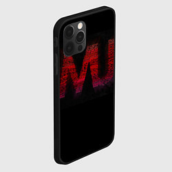Чехол для iPhone 12 Pro Manchester United team, цвет: 3D-черный — фото 2