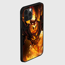 Чехол для iPhone 12 Pro Nevermore Hell, цвет: 3D-черный — фото 2