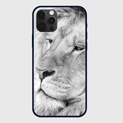 Чехол для iPhone 12 Pro Мудрый лев, цвет: 3D-черный