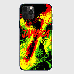Чехол для iPhone 12 Pro Ямайка - музыка регги, цвет: 3D-черный