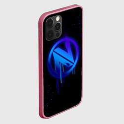 Чехол для iPhone 12 Pro EnVyUs: Black collection, цвет: 3D-малиновый — фото 2