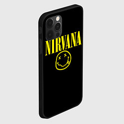 Чехол для iPhone 12 Pro Nirvana Rock, цвет: 3D-черный — фото 2