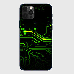 Чехол для iPhone 12 Pro Tehnology, цвет: 3D-черный