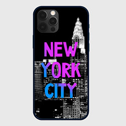 Чехол для iPhone 12 Pro Flur NYC, цвет: 3D-черный
