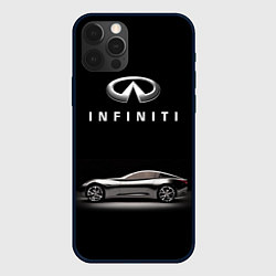 Чехол для iPhone 12 Pro Infiniti, цвет: 3D-черный