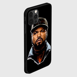 Чехол для iPhone 12 Pro Ice Cube, цвет: 3D-черный — фото 2