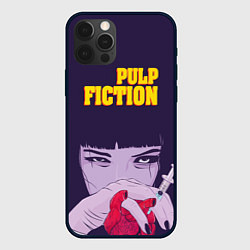 Чехол для iPhone 12 Pro Pulp Fiction: Dope Heart, цвет: 3D-черный