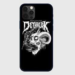 Чехол iPhone 12 Pro Dethklok: Goat Skull