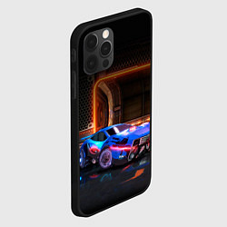 Чехол для iPhone 12 Pro Rocket League, цвет: 3D-черный — фото 2
