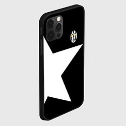 Чехол для iPhone 12 Pro FC Juventus: Star, цвет: 3D-черный — фото 2