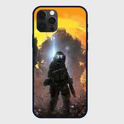 Чехол для iPhone 12 Pro Titanfall: Robots War, цвет: 3D-черный