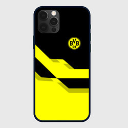 Чехол iPhone 12 Pro BVB FC: Yellow style