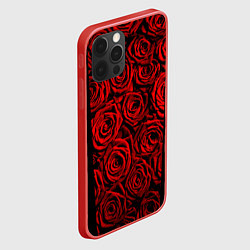 Чехол для iPhone 12 Pro Унисекс / Красные розы, цвет: 3D-красный — фото 2