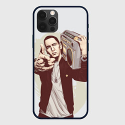 Чехол для iPhone 12 Pro Eminem: Street Music, цвет: 3D-черный