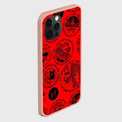 Чехол для iPhone 12 Pro 21 Pilots: Don't Trust, цвет: 3D-светло-розовый — фото 2