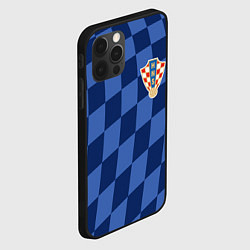 Чехол для iPhone 12 Pro Сборная Хорватии, цвет: 3D-черный — фото 2