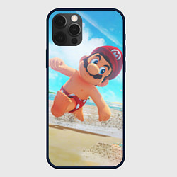 Чехол для iPhone 12 Pro Super Mario Summer Odyssey, цвет: 3D-черный