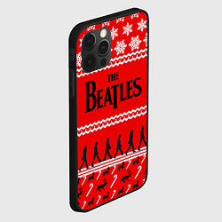 Чехол для iPhone 12 Pro The Beatles: New Year, цвет: 3D-черный — фото 2