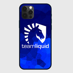 Чехол для iPhone 12 Pro Team Liquid: Polygons, цвет: 3D-черный