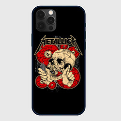 Чехол iPhone 12 Pro Metallica Skull