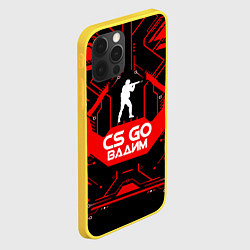 Чехол для iPhone 12 Pro CS:GO - Вадим, цвет: 3D-желтый — фото 2