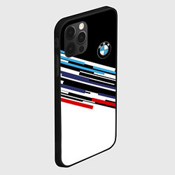 Чехол для iPhone 12 Pro BMW BRAND COLOR БМВ, цвет: 3D-черный — фото 2