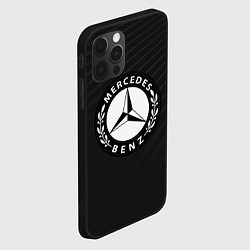 Чехол для iPhone 12 Pro Mercedes-Benz, цвет: 3D-черный — фото 2