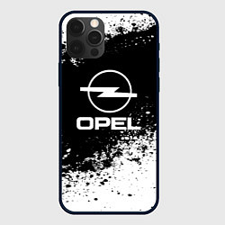 Чехол для iPhone 12 Pro Opel: Black Spray, цвет: 3D-черный