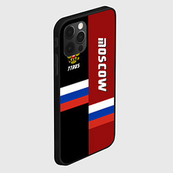 Чехол для iPhone 12 Pro Moscow, Russia, цвет: 3D-черный — фото 2