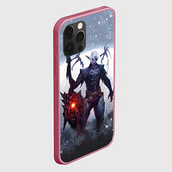 Чехол для iPhone 12 Pro Dark Knight, цвет: 3D-малиновый — фото 2