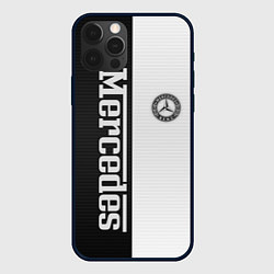 Чехол для iPhone 12 Pro Mercedes B&W, цвет: 3D-черный