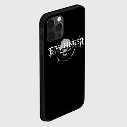 Чехол для iPhone 12 Pro Five Finger: Death Punch, цвет: 3D-черный — фото 2