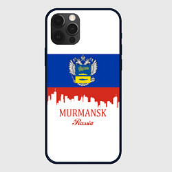 Чехол для iPhone 12 Pro Murmansk: Russia, цвет: 3D-черный