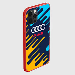 Чехол для iPhone 12 Pro Audi: Colour Sport, цвет: 3D-красный — фото 2