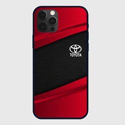 Чехол для iPhone 12 Pro Toyota: Red Sport, цвет: 3D-черный