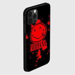 Чехол для iPhone 12 Pro Nirvana: Blooded Smile, цвет: 3D-черный — фото 2