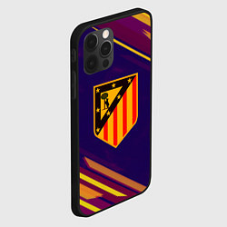 Чехол для iPhone 12 Pro Atletico Madrid, цвет: 3D-черный — фото 2