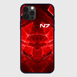 Чехол для iPhone 12 Pro Mass Effect: Red Armor N7, цвет: 3D-черный