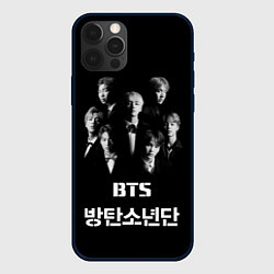 Чехол для iPhone 12 Pro BTS Group, цвет: 3D-черный