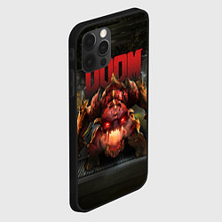 Чехол для iPhone 12 Pro DOOM: Pinky Monster, цвет: 3D-черный — фото 2