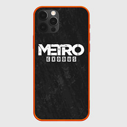 Чехол для iPhone 12 Pro Metro Exodus: Space Grey, цвет: 3D-красный