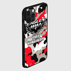 Чехол для iPhone 12 Pro Khabib Nurmagomedov: Red Camo, цвет: 3D-черный — фото 2