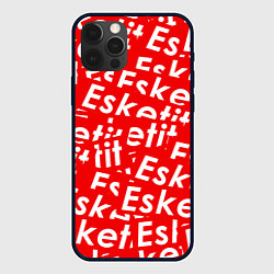 Чехол для iPhone 12 Pro Esketit Pattern, цвет: 3D-черный